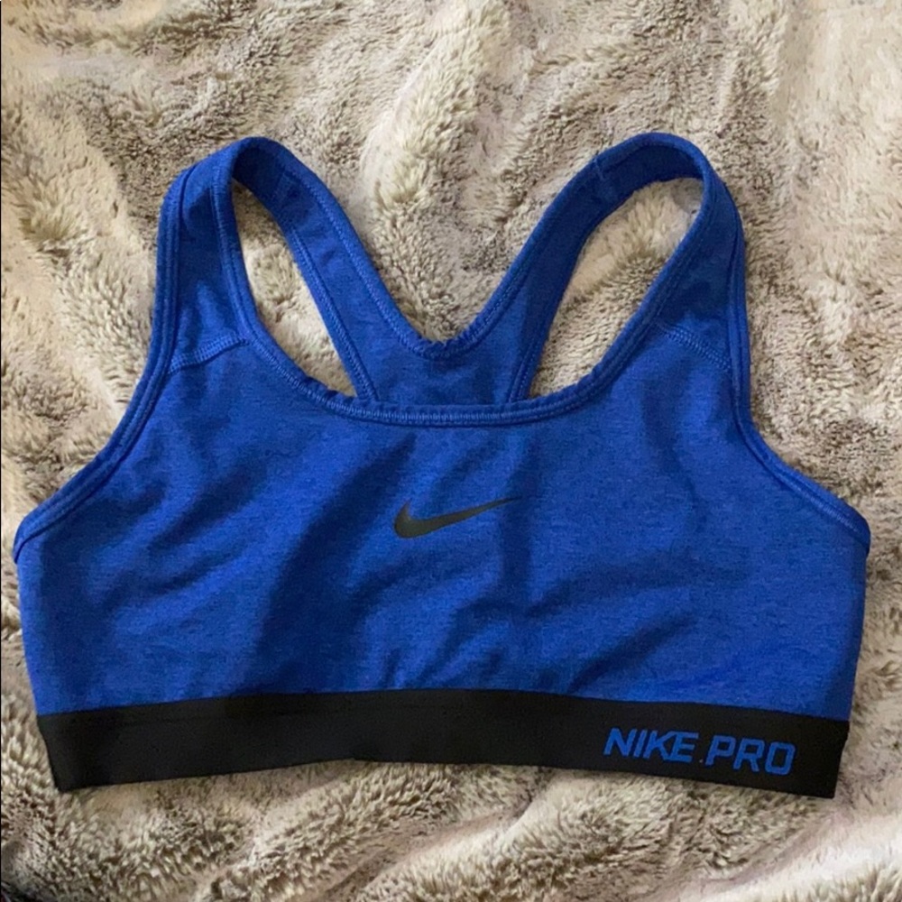 Nike Pro Blue Sports Bra